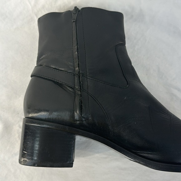 Lauren Ralph Lauren Leather Almond Toe Bootie - Picture 2 of 10